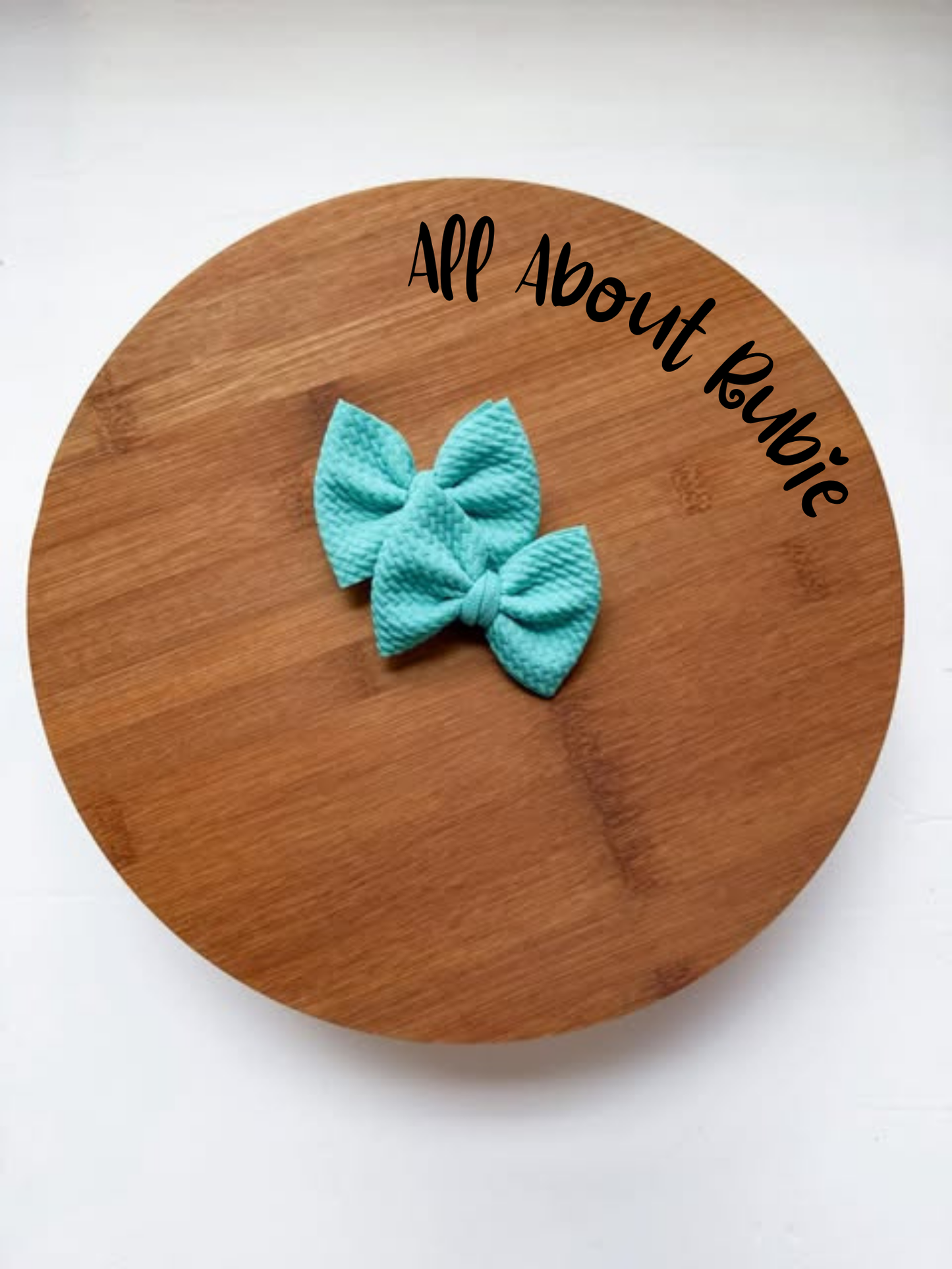 Bright Teal Baby Piggies CLIP
