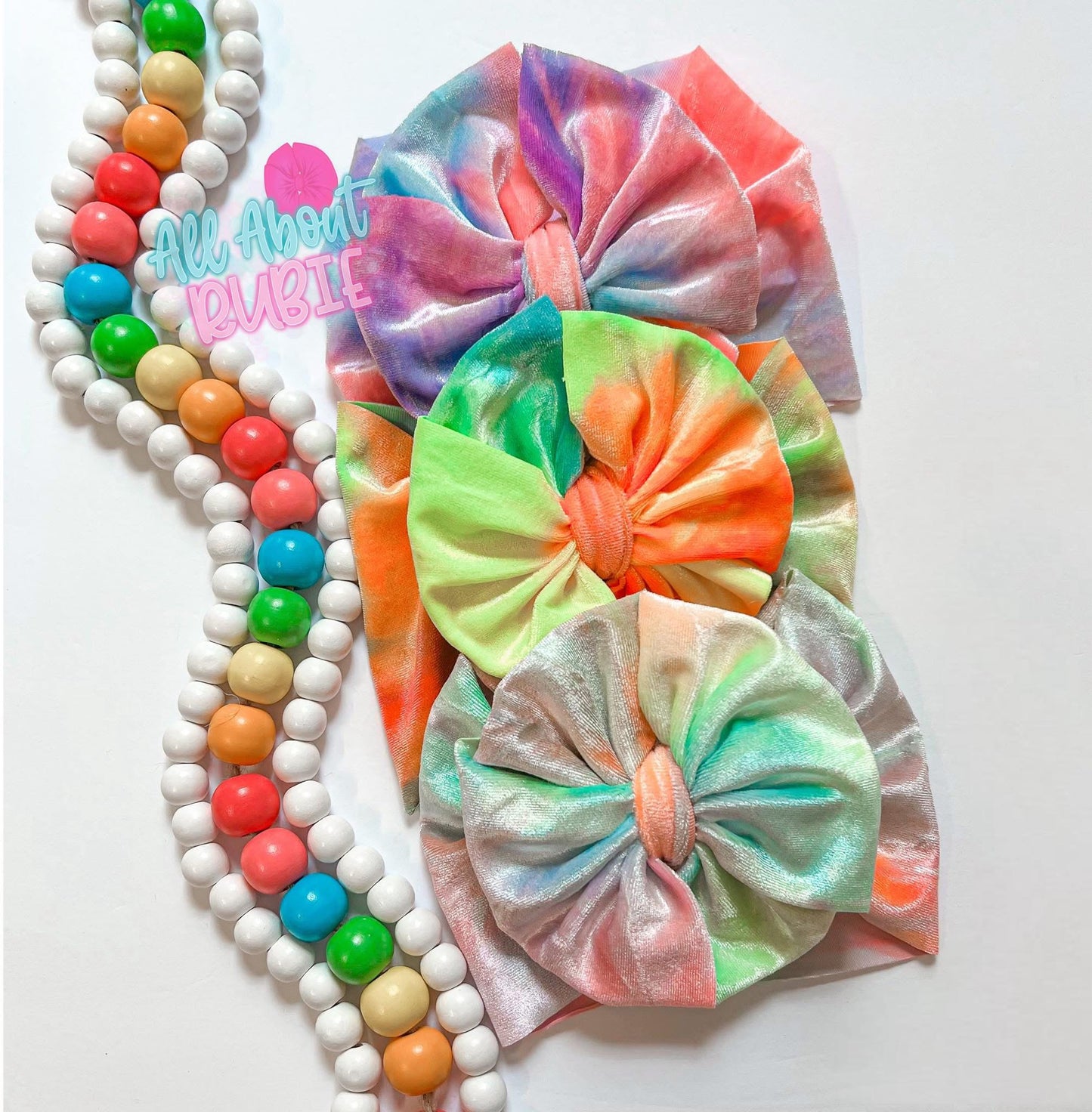 Cotton Candy Tie Dye Velvet