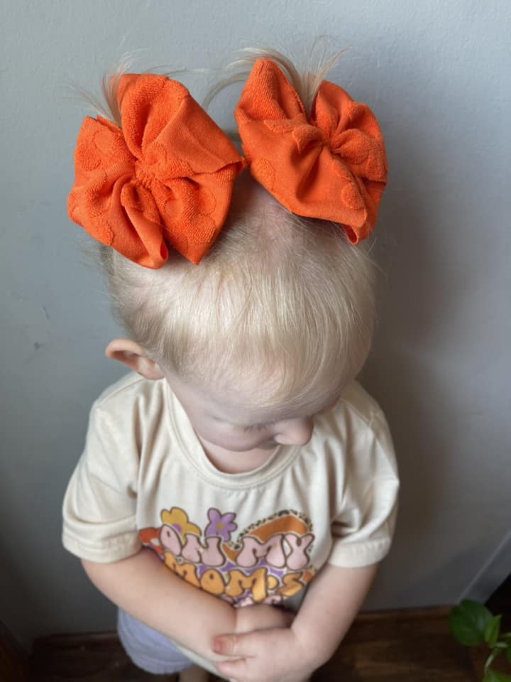 Orange Retro Floral
