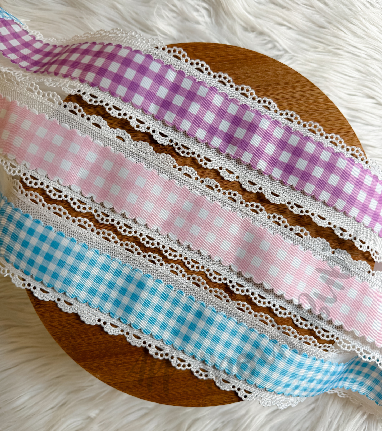 Gingham Ribbon Bow