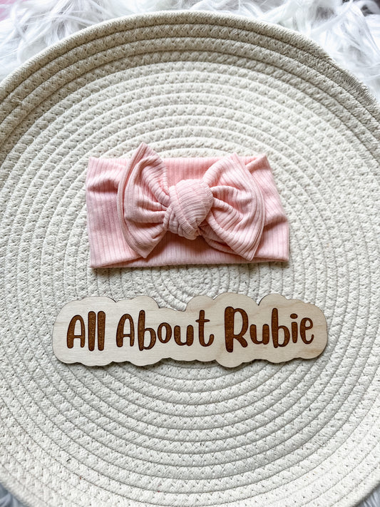 Light Pink Leighton's Knotted Wrap