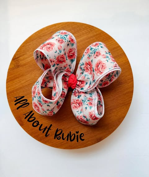 Rose Bush Big Sis Ribbon Bow