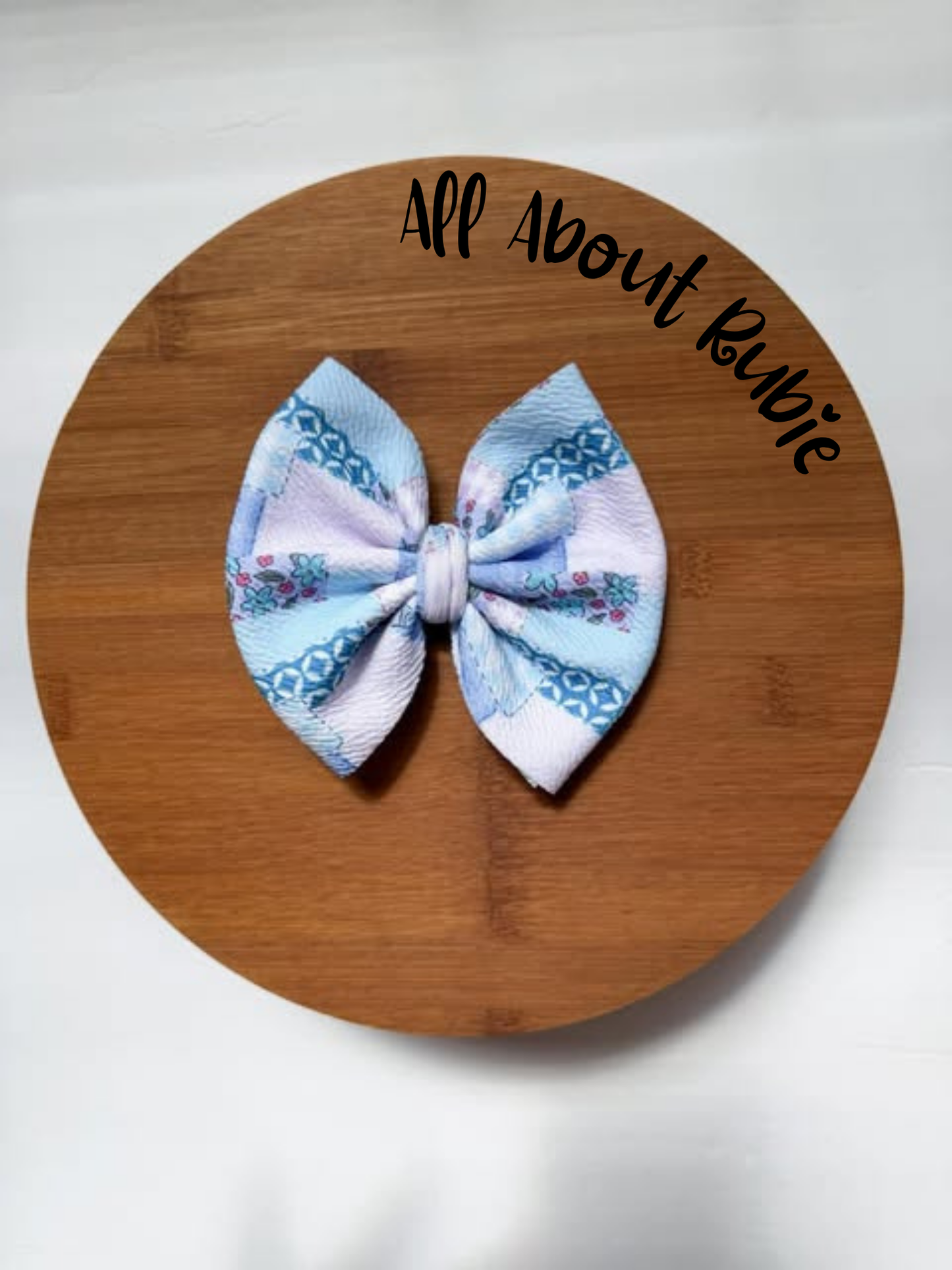 Blue Patchwork BB CLIP