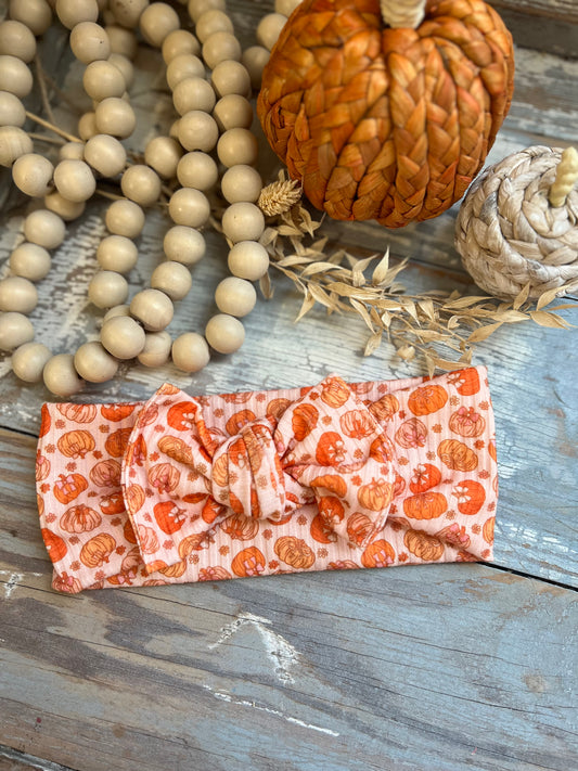 Pumpkin Coquette Leighton Knotted Wrap